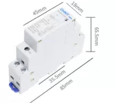 Khởi Động Từ 1P 220V  25A